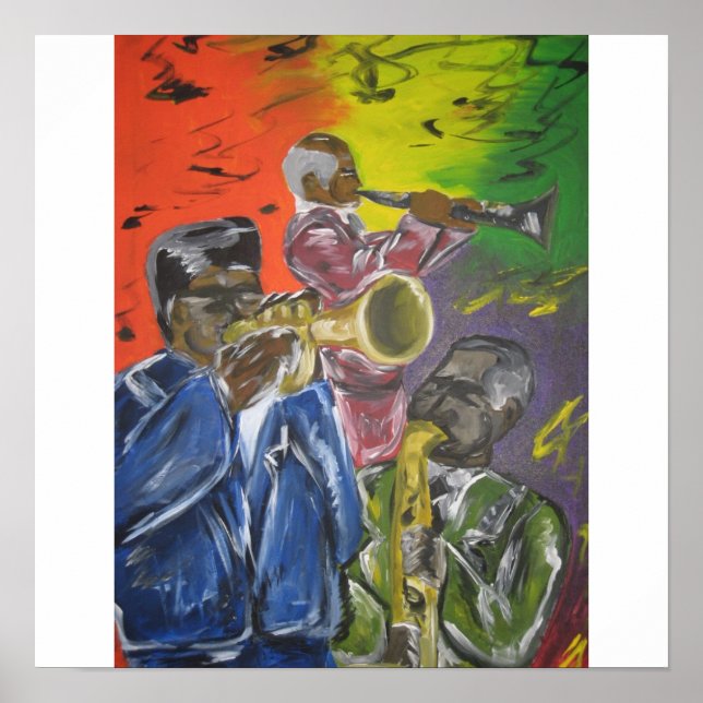 Jazz Trio Poster (Vorne)