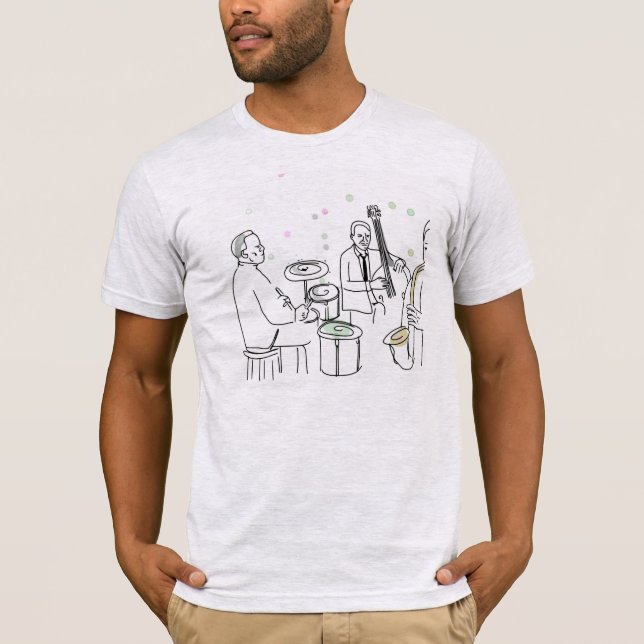 Jazz-Trio T-Shirt (Vorderseite)