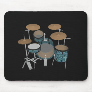 Jazz-Trommel-Ausrüstung: Kundenspezifische grüne Mousepad