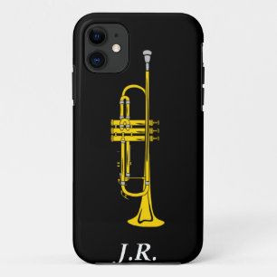 Jazz Trompete füge deine Initialien hinzu passend  Case-Mate iPhone Hülle