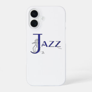 Jazz Trumpet Blue Phone Case iPhone 16 Hülle
