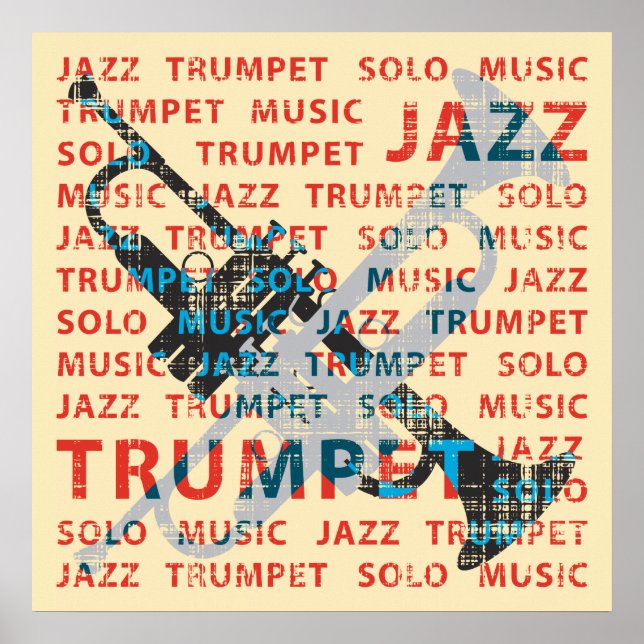 Jazz Trumpet Poster (Vorne)
