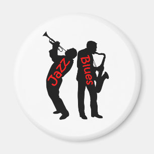 Jazz und Blues Magnet