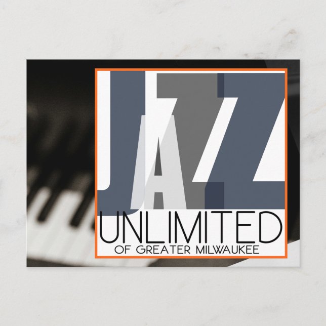 Jazz Unlimited Post Card Postkarte (Vorderseite)