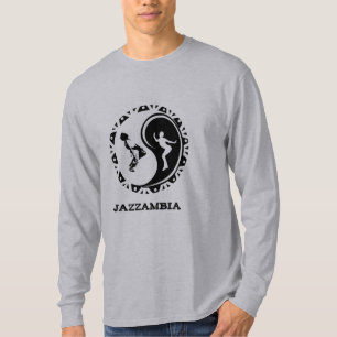 Jazzambia Yin Yang Men's Long Sleeve T - Shirt