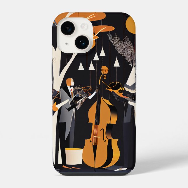 Jazzband iPhone Hülle (Rückseite)