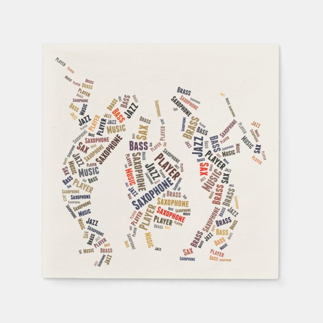 Jazzband Serviette (Vorderseite)