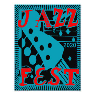 JazzFest Guitar 2020, Text bearbeiten Fotodruck