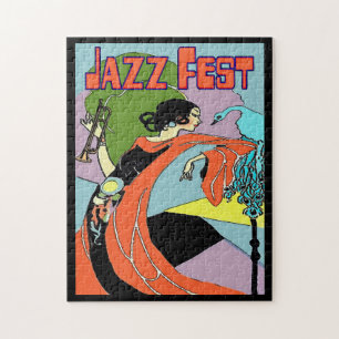 Jazzfest-Kunst Decco Puzzle