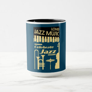 Jazzfestivals und Konzerte Tasse
