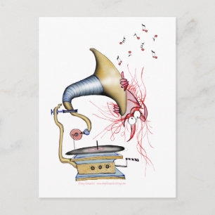 Jazzkatzenmusik, tony fernandes postkarte
