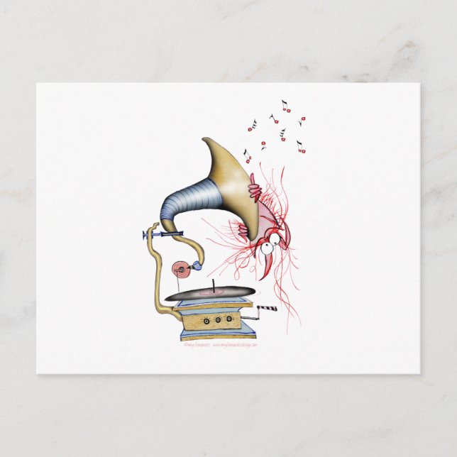 Jazzkatzenmusik, tony fernandes postkarte (Vorderseite)