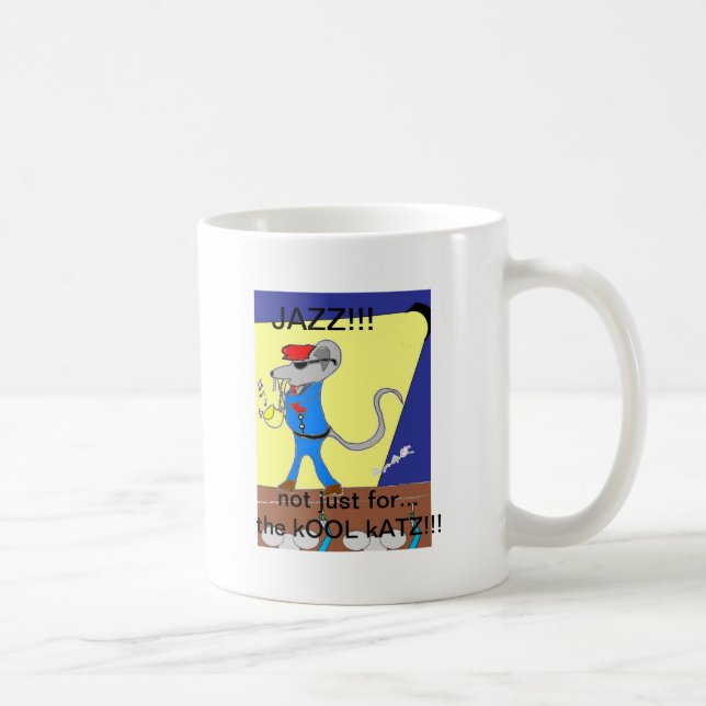 Jazzliebhaberentwürfe Tasse (Rechts)