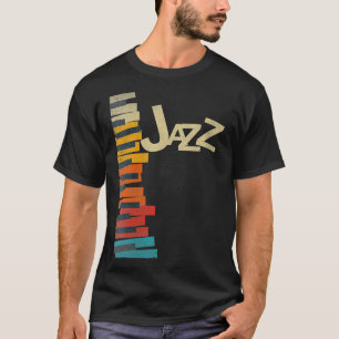 Jazzmusik Lover Retro Vintag Piano Piano T-Shirt