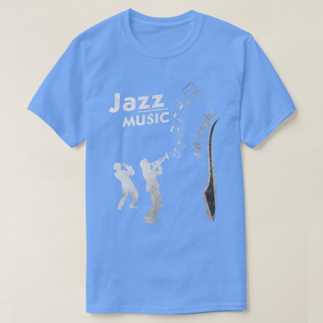 Jazzmusikabend T-Shirt (Design vorne)