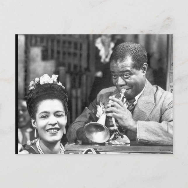 Jazzmusiker des alten französischen Viertels Postkarte (Vorderseite)