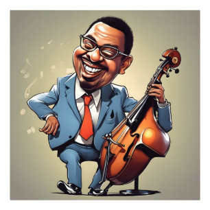 Jazzmusiker Fotodruck
