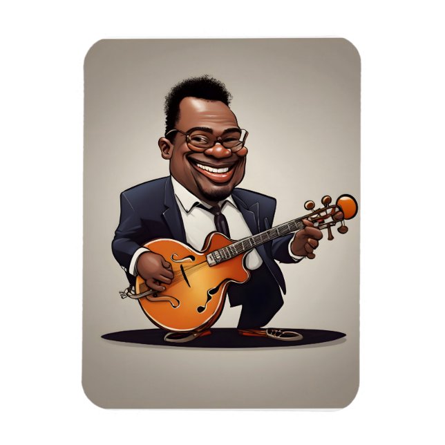 Jazzmusiker Magnet (Vertikal)