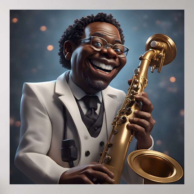 Jazzmusiker Poster (Vorne)