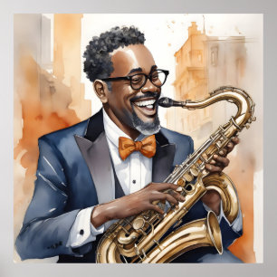 Jazzmusiker Poster