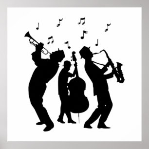 Jazzmusiker Poster