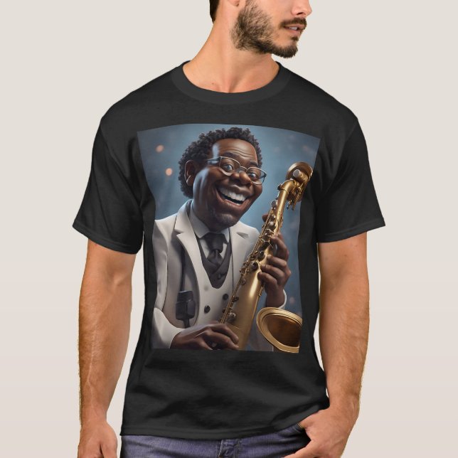 Jazzmusiker T-Shirt (Vorderseite)