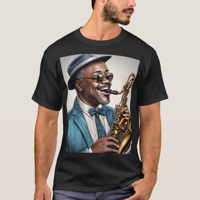 Jazzmusiker T-Shirt (Vorderseite)
