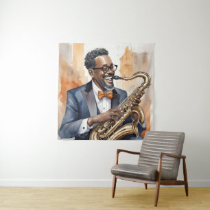 Jazzmusiker Wandteppich
