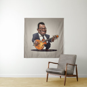 Jazzmusiker Wandteppich