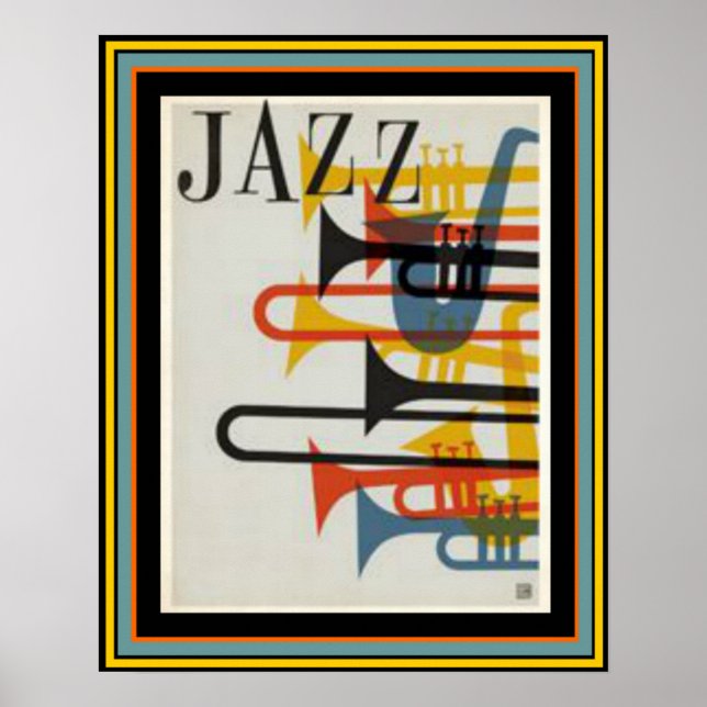 Jazzposter 40 x 50 cm poster (Vorne)