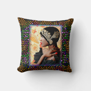 Jazzsänger Harlem Renaissance Kissen
