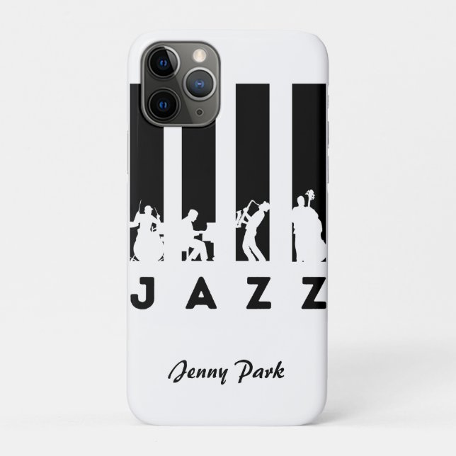 Jazzspieler personalisiert Case-Mate iPhone hülle (Rückseite)