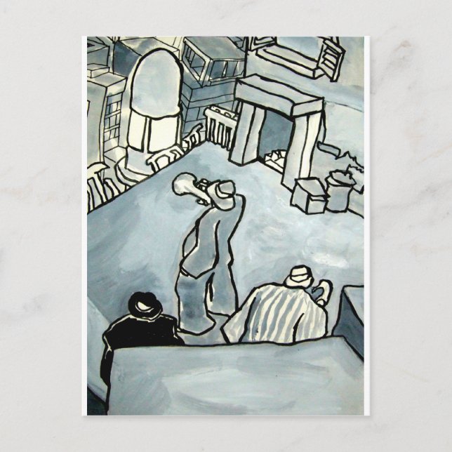 Jazztrainer Postkarte (Vorderseite)