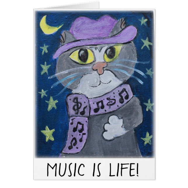 Jazzy Cat Painting (Vorne)