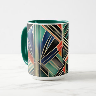 Jazzy Geometric Elegant Classic Boho Geometrie Tasse