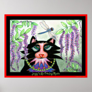 Jazzy im Abend Shade Poster