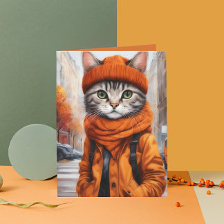 Jazzy Kitty - October Vibes Karte