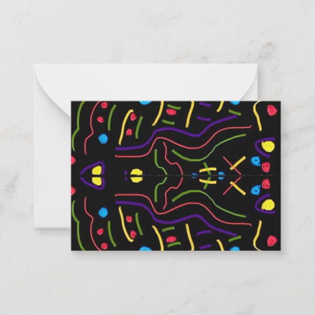 Jazzy Note Card Mitteilungskarte (Vorderseite)