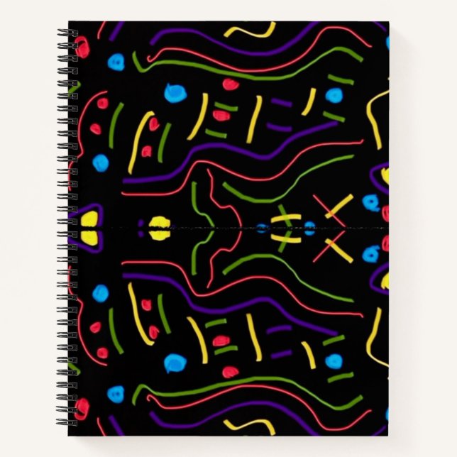Jazzy Notebook Notizbuch (Vorderseite)