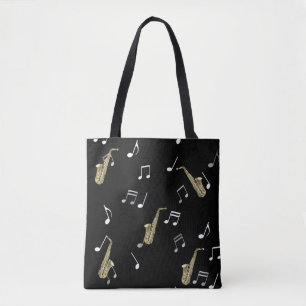 Jazzy Saxophon & Musical Notes