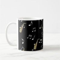 Jazzy Saxophon & Musical Notes