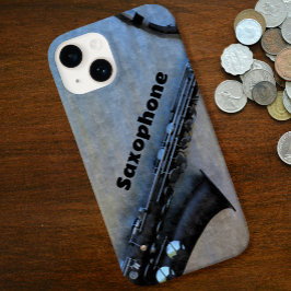 Jazzy Saxy Saxophon individuell anpassbar Case-Mate iPhone 14 Hülle