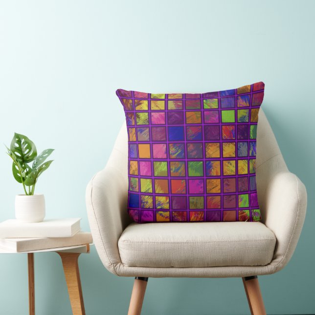 Jazzy Squares Kissen (Stuhl )