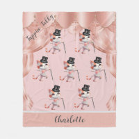 Jazzy Steche Tabby Cat Hat Cane Monogram