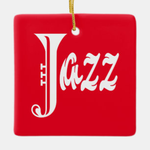 Jazzzeichen Keramikornament
