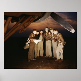 JB-17 Bomber-Crew, 1942 Poster