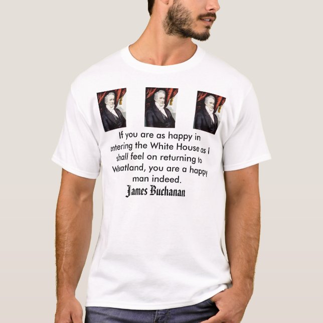 jb, James Buchanan T-Shirt (Vorderseite)