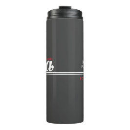 JBHS VMA Black mit weißem Logo anpassbar Thermosbecher