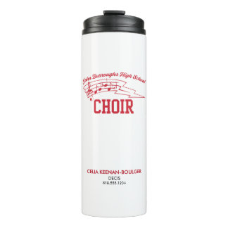 JBHS VMA Personalized Name with Custom Choir Thermosbecher