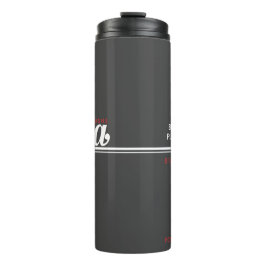 JBHS VMA Schwarz mit weißem Logo anpassbar Thermosbecher